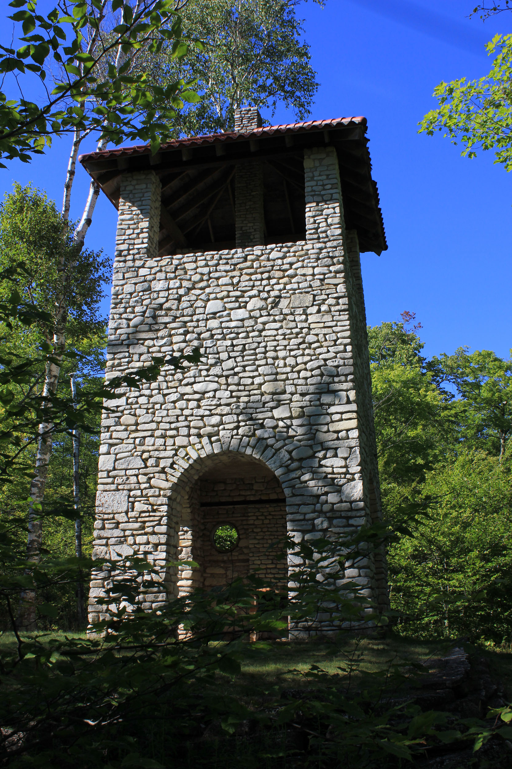 Photo of the Rock Island stone water tower