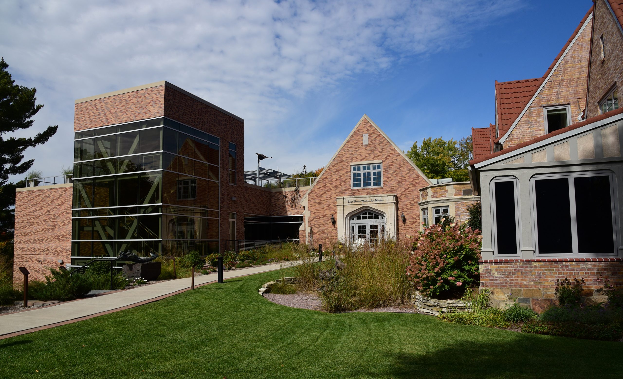 Exterior view of the Leigh Yawkey Woodson Art Museum's main entrance