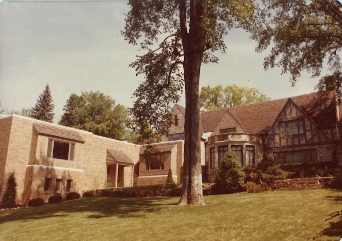 This photo shows the Museum's original building adjacent to the 1976 addition