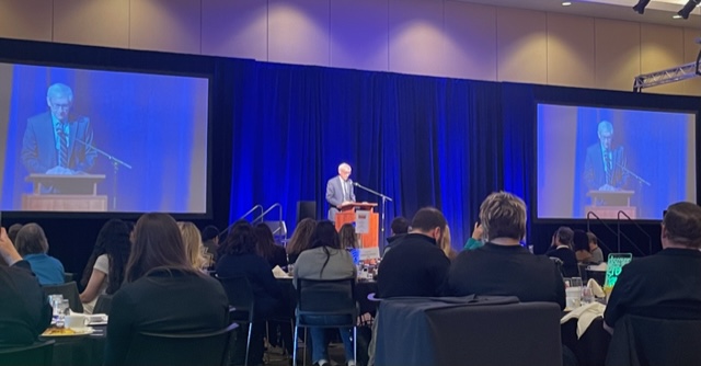 Governor Tony Evers speaks at WIGCOT