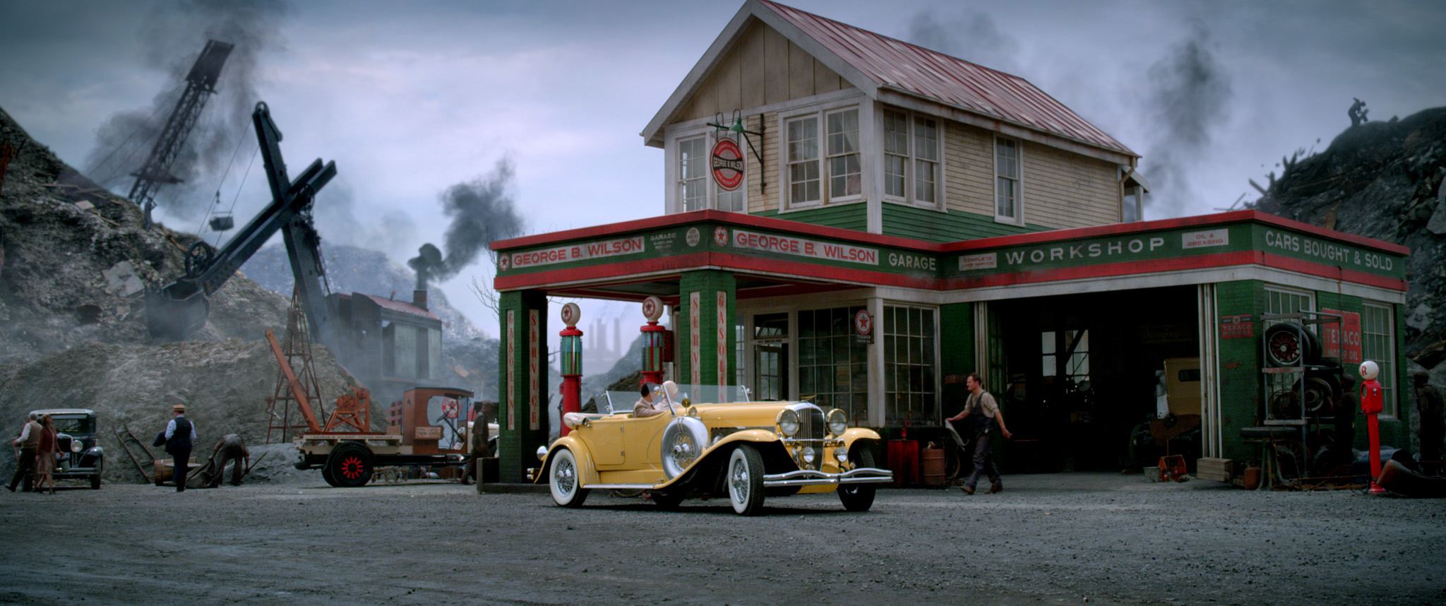 This photo shows the Valley of the Ashes from The Great Gatsby