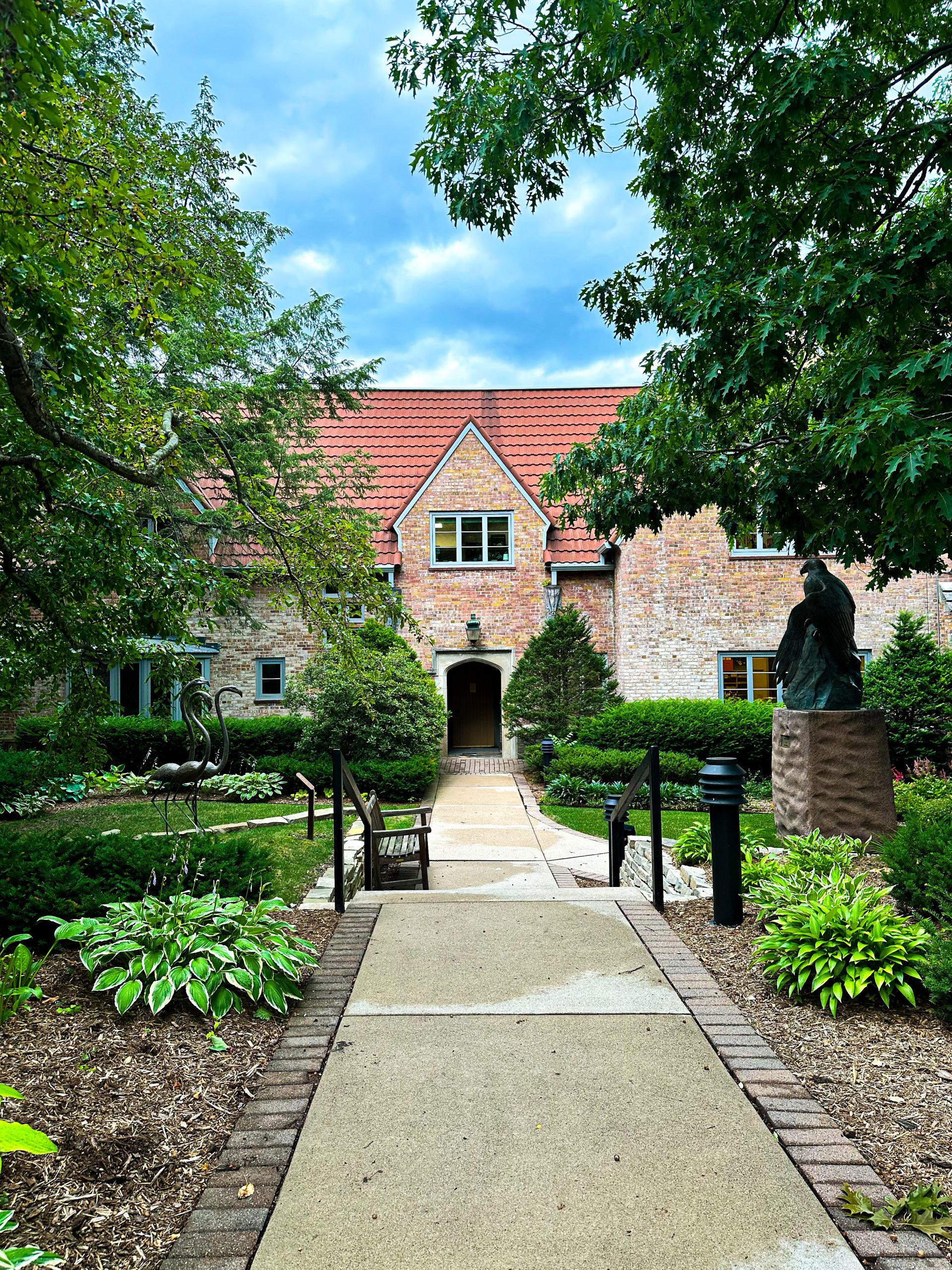 the 12th st. entrance of the museum