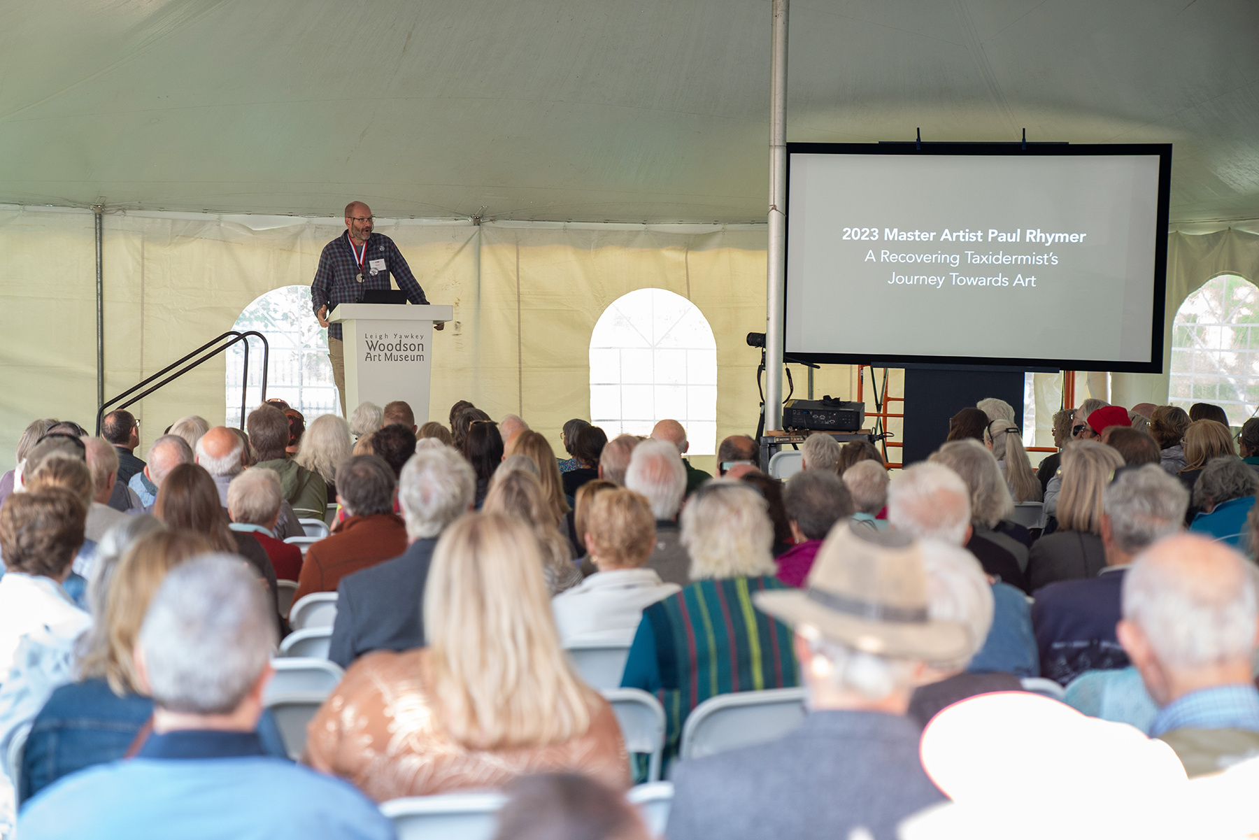 Paul Rhymer gives Master Wildlife Artist Talk "A Recovering Taxidermist's Journey Toward Art" on Saturday, September 9