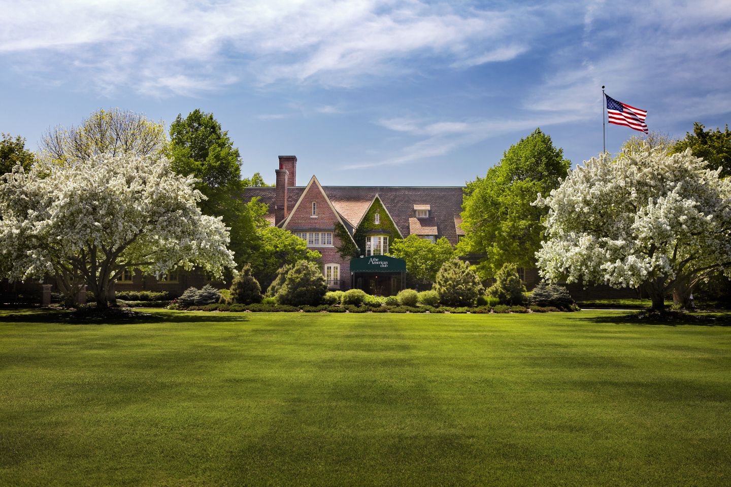 building view of the American Club