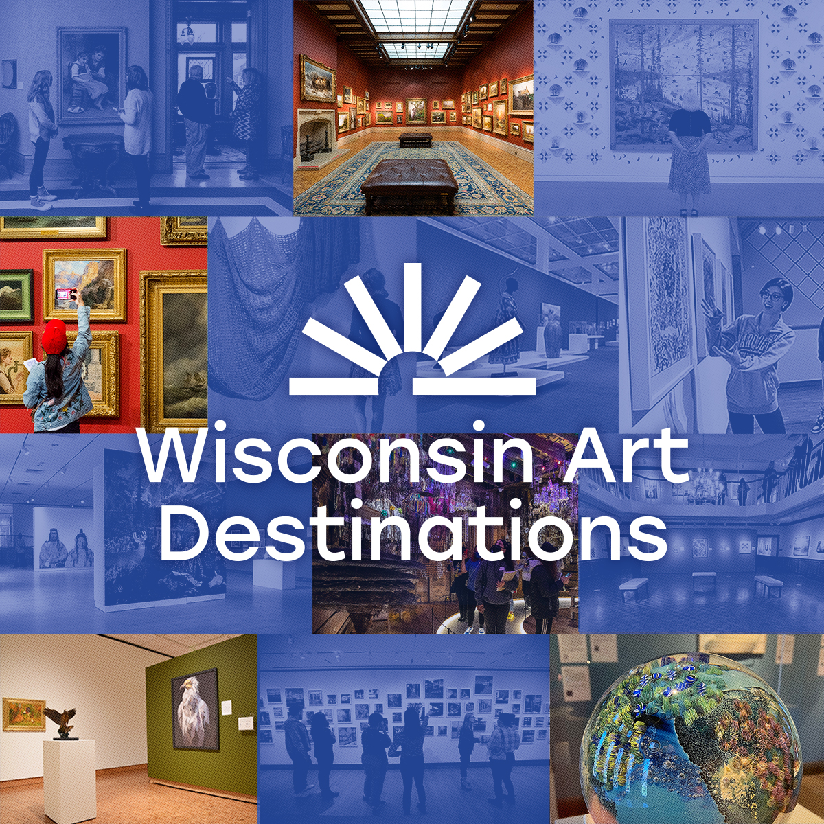 Wisconsin Art Destinations graphic image