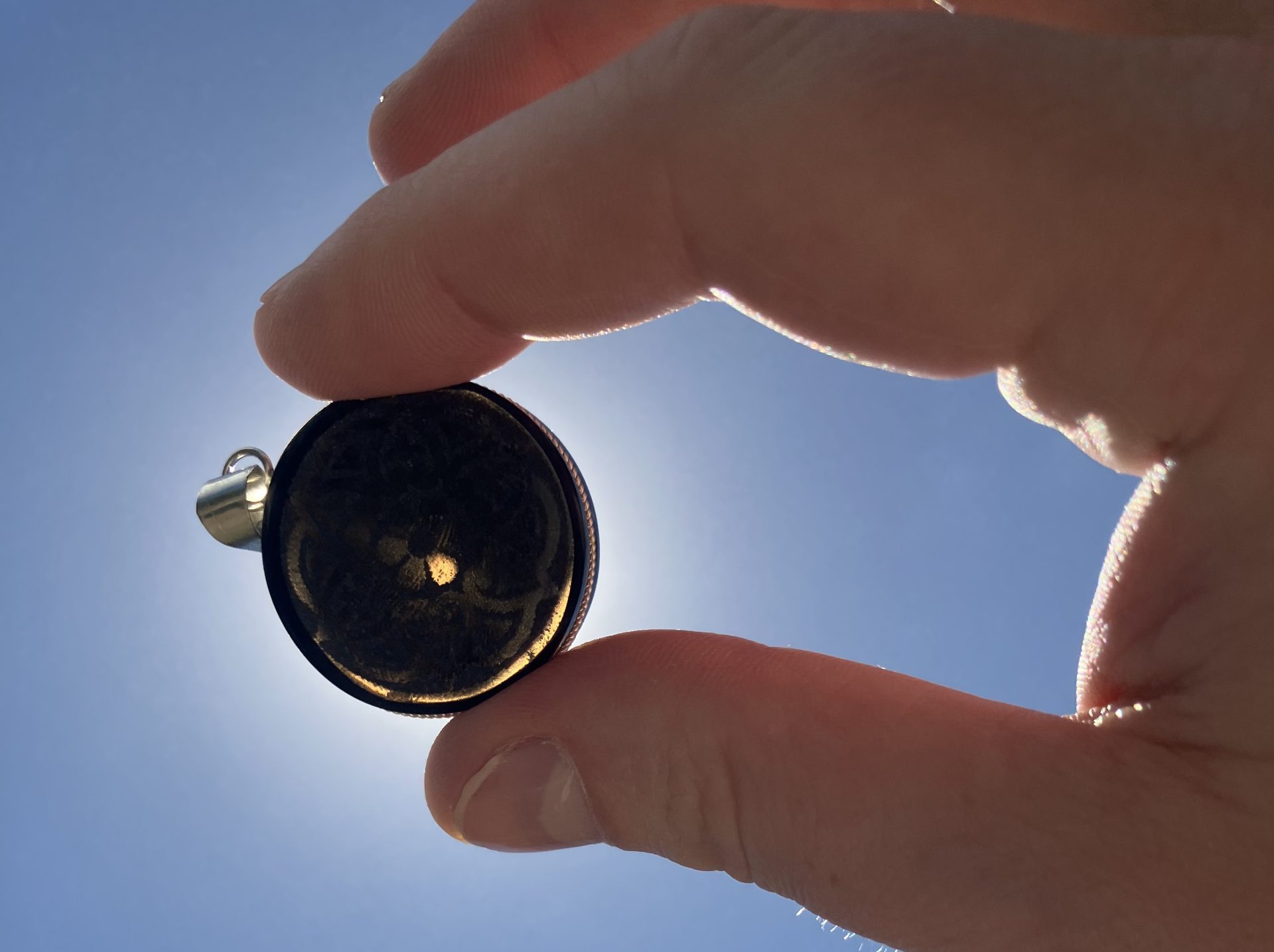 Obsidian Looking Glass, used by the Mayans to observe the position of the sun leading to the Mayan calendar