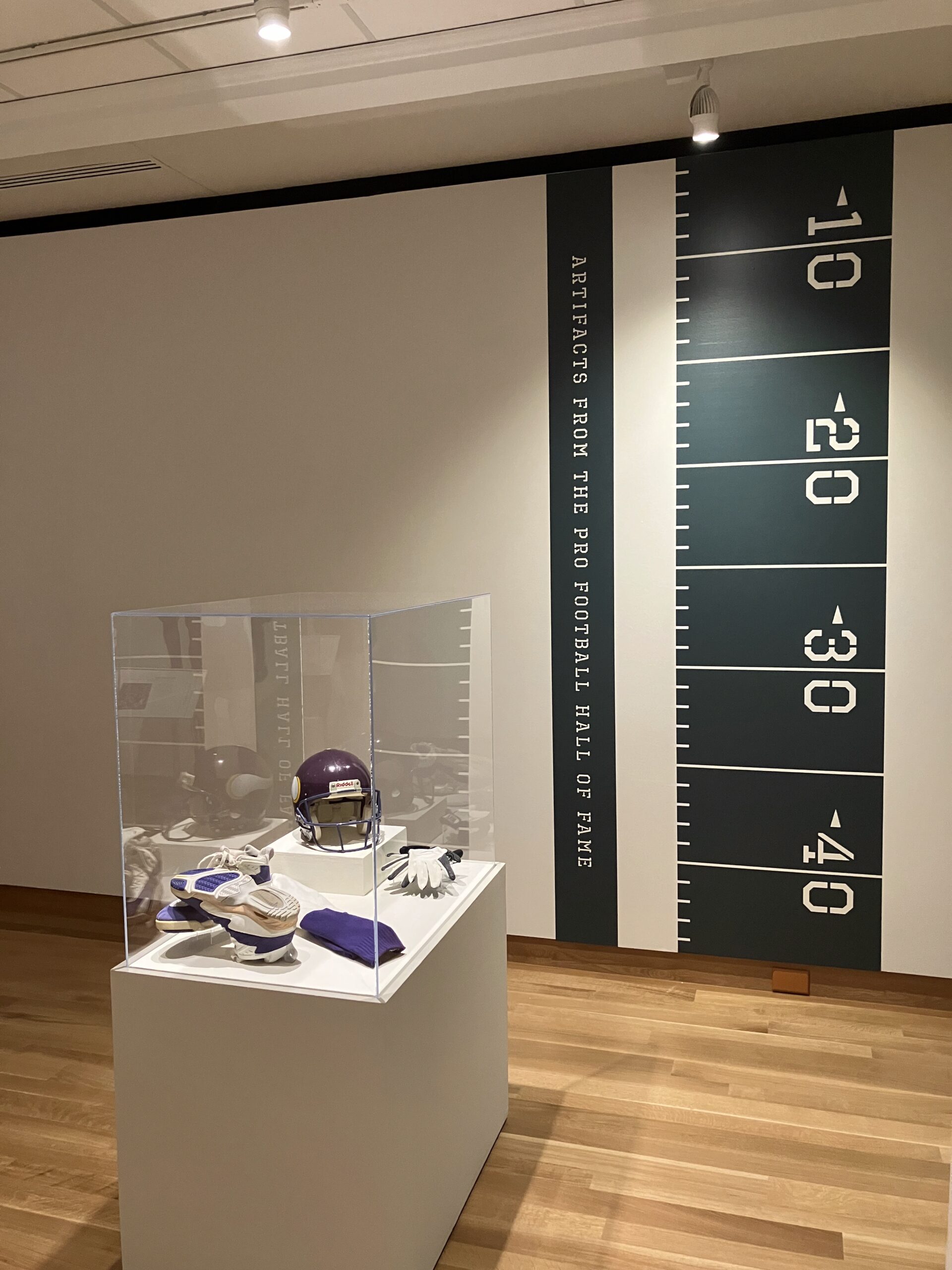 Last Day to View Gridiron Garments