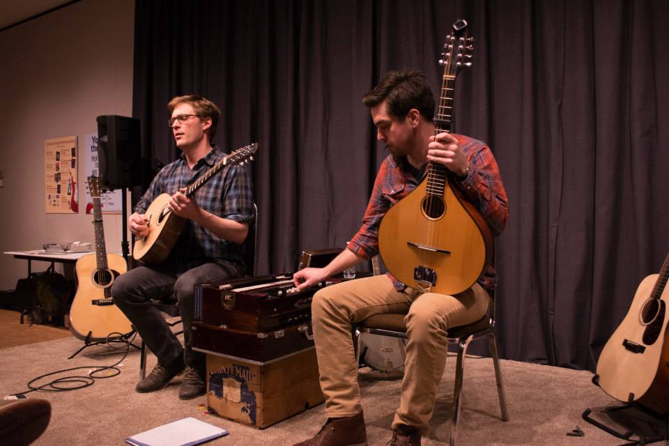 Musical Thursday guest artists Brian Miller and Randy Gosa perform at the Woodson Art Museum on March 19.